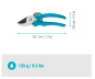 Preview: Gardena Gartenschere EasyCut, Bypass-Schnitt, Gartenschere, 20 mm Schneiddurchmesser, 12230-20